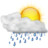 Status weather showers day Icon